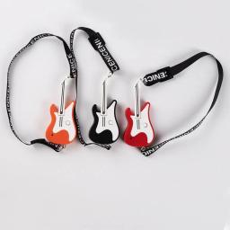 Guitarra Elétrica Miniatura Multicolor para Boneca, Instrumentos Musicais, Modelo de Cena, Adereços Fotográficos, Mini Acessórios, Presente, 15 cm, 20cm - Image 1