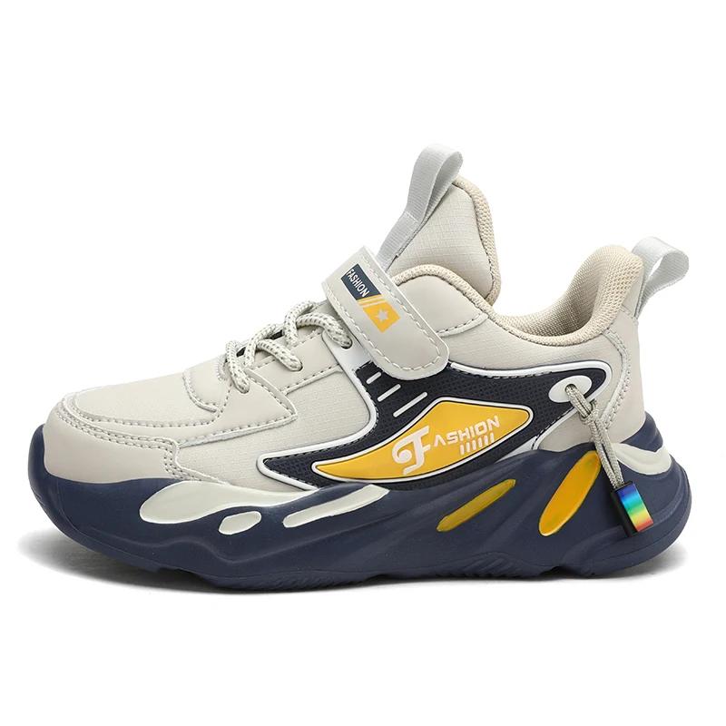 Tênis casual antiderrapante para meninos, tênis infantil, tênis de corrida esportiva, crianças, estudantes - Image 1