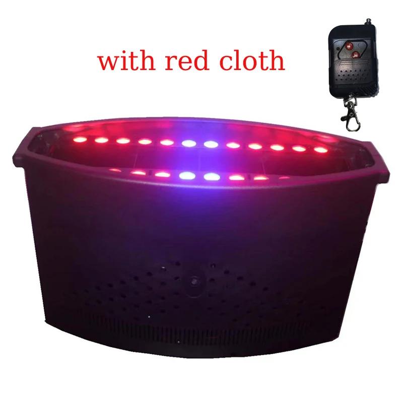 LED RGB Simulado Efeito Luzes do Palco com Controle Remoto, Máquina De Chama De Seda, DJ, Boate, Natal, Novo - Image 1