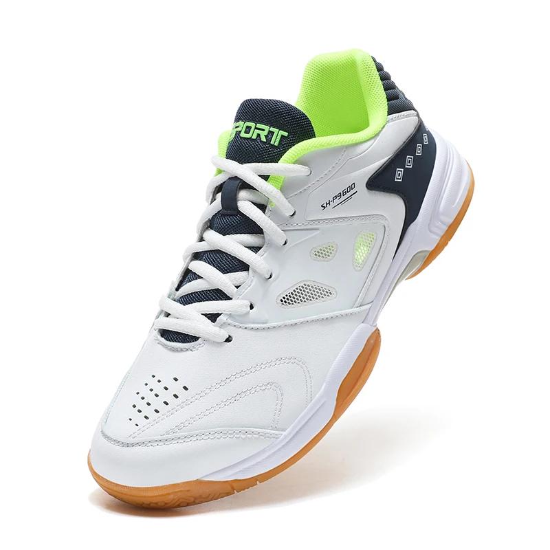 Tênis de borracha antiderrapante masculino, tênis de treino, voleibol, esportes, badminton, fitness, tamanho grande 48 - Image 1