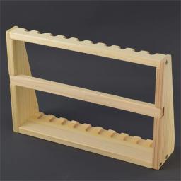 Suporte katanas, suporte samurais, rack exibição, suporte exposição dez buracos, - Image 3