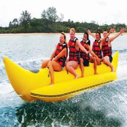 Alta qualidade PVC ar selado tubos rebocáveis infláveis barco de água flutuante tubos infláveis água esportes equipamentos para venda - Image 4