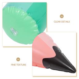 4 pçs lápis inflável alto lápis decoração balão grande crianças brinquedos festa favor sopro ar decorativo para sala de aula escola prop - Image 6