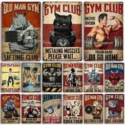 Artisian Engraçado Esporte Sinal De Metal, Cartaz De Lata De Fitness, Ginásio Placa Decorativa, Decoração Da Parede, Garagem, Bar, Pub, Clube, Hotel, Café, Cozinha, Casa - Image 1