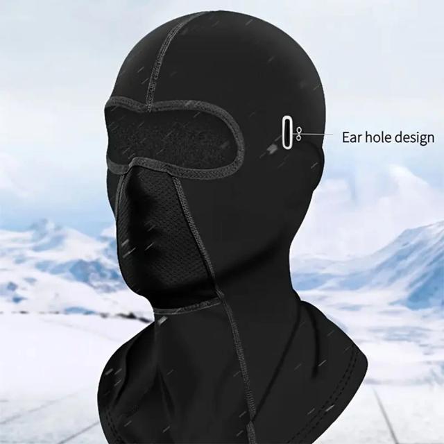 Balaclava de Ciclismo Masculina com Secagem Rápida, Proteção contra Poeira e Sol, Capuz Esportivo Anti-Vento para Viagens de Bicicleta