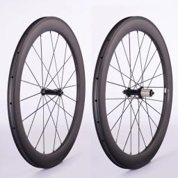 Conjunto de rodas de carbono para bicicleta de estrada CSC 700C 33/35/38/50/60/88mm Clincher Tubeless rodas de carbono 4 trinquete 54T para bicicleta de corrida - Image 2