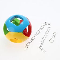 Papagaio mastigar brinquedo bola brinquedos para papagaios balanço gaiola pendurado cockatiel brinquedos pássaros brinquedo interativo suprimentos de pássaro - Image 6