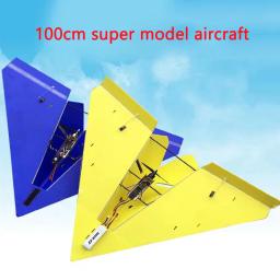 Controle Remoto Delta Asa Aeronaves, Balanço Automático, Asa Fixa, Modelo Grande, Presente para Meninos, 100cm - Image 1