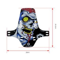 Guarda-lamas dianteiro e traseiro para bicicleta de estrada e mountain bike, acessórios de ciclismo, rainplate, 26,5 cm, material pp5, 1 parte - Image 4