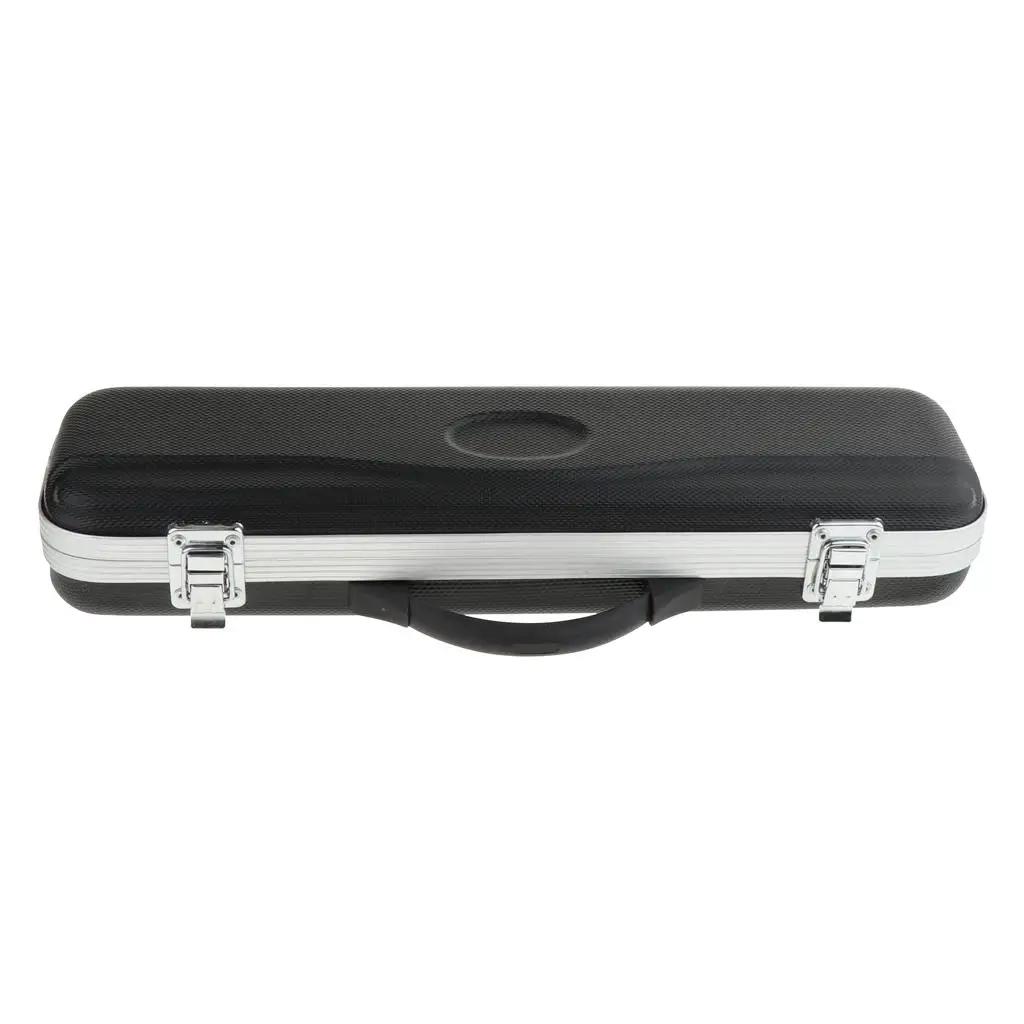 Flauta preta carry caso acolchoado, 16 furos, armazenamento Gig Bag, capa caixa mochila - Image 1