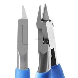 Tesoura ultra fina de lâmina única, aço carbono, pequena, afiada, com limite de parafuso, modelo plástico, montagem e ferramentas cortantes - Image 3