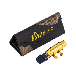 Bocal de saxofone para Alto, Sax Acessórios, Prata ou Banhado a Ouro, Alta Qualidade, Fit para Alto, Soprano, Tenor, Sax, Tamanho 5, 6, 7, 8, 9 - Image 2