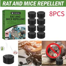Óleo essencial de plantas puras para repelente de roedores, hortelã-pimenta, dissuasivo, dissuasivo, cozinha, escritório, quarto, bolas, 8pcs - Image 1