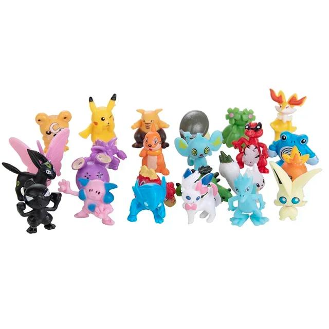 Figura Pokémon Anime 2-3cm 144 Peças Não Repetidas