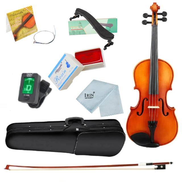 Painel Acústico Natural Astonvilla para Viola 4/4 com Acessórios - 16 Polegadas em Cor Natural