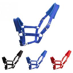 Confortável pônei cob cavalo halter brida ajustável headstall cabeça colar estável - Image 4