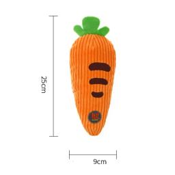 Voz Interação Mastigar Dentes para Pet Dog, Melancia Morango, Fruta Série, Plush Pet Supplies - Image 5