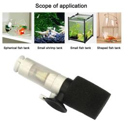 Filtro de água pneumática Mini para Fish Tank Bowl, acessórios do aquário silencioso, Pet Shop portátil - Image 1