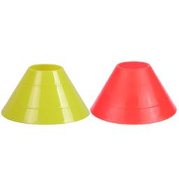 10 Pcs Marca Campo Cone Marcador Acessórios Treinamento Cones Futebol com Suporte - Image 2