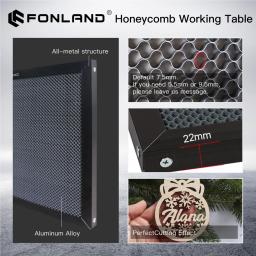 Máquina De Gravura A Laser Ferramenta De Corte De Velocidade Rápida Escultura Honeycomb Mesa De Trabalho 9.5mm Para Máquina De Corte De CO2 Gravador A Laser - Image 3