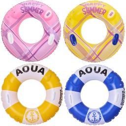 ROOXIN-anel de natação inflável para adultos e adolescentes, tubo de água, círculo de natação, flutuador de piscina, brinquedo de festa, adereços fotográficos femininos - Image 1