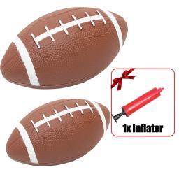 Bola de rugby antiderrapante com inflador, futebol americano, futebol pequeno, brinquedos infantis, adolescentes, crianças, estudantes - Image 2