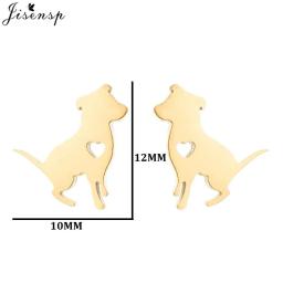 Brincos de animais dos desenhos animados para mulheres, Aço Inoxidável Múltiplo, Cat Stud, Small Dog Paw Ear Studs, Jóias Engraçadas, Oorbellen - Image 2