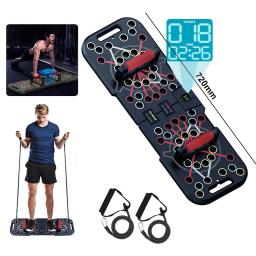 Placa eletrônica push up, treinamento de exercícios musculares no peito, contagem multifuncional, suporte portátil, equipamento fitness para casa - Image 1