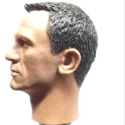 Jogador Homem Daniel Wellington Cabeça Escultura, Escultura Agente, 12 "Action Figure, Colecionáveis, DIY, para Venda, 1:6, para Venda - Image 4
