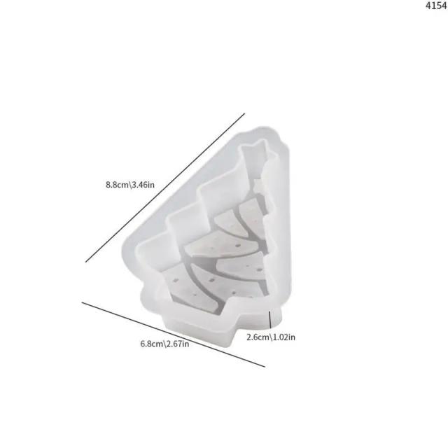 Molde de Silicone para Vela de Floco de Neve e Árvore de Natal - Ideal para Aromaterapia e Artesanato em Gesso e Resina
