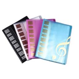 Pasta de música multi-camada para prática, armazenamento de documentos, organizador, folha, pasta, piano, A4, 40 páginas - Image 2