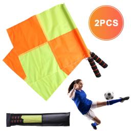 Impermeável antiderrapante futebol árbitro bandeiras, Bandeiras de linha, Equipamento de competição, antiderrapante, futebol, futebol, 2pcs - Image 2
