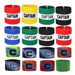 Braçadeira de capitão para treinamento de futebol Adultos, faixa elástica, braçadeiras clássicas, esportes de equipe, adultos - Image 1