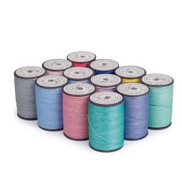 Fio de cera de costura de couro redondo fio de linha de cera handwork tricô artesanato para o couro diy projeto colar pulseira redonda 63 cores - Image 2