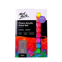 Conjunto de tinta acrílica metálica fluorescente, estudante de alta modelagem, pintura DIY criativa, pintura de parede, arte design, 8 cores, 18ml - Image 5