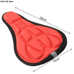 Capa de assento acolchoada 3D macia para bicicleta MTB, Selas confortáveis Mat, Almofada confortável, Acessório de bicicleta - Image 2