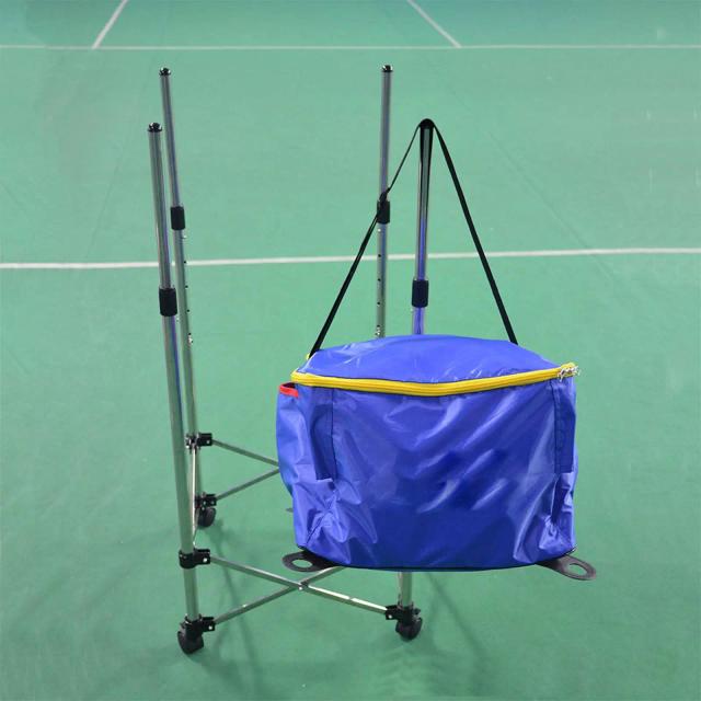 Tennis Ball Cart de Grande Capacidade com Rodas e Suporte Removível para Coleção de Softball