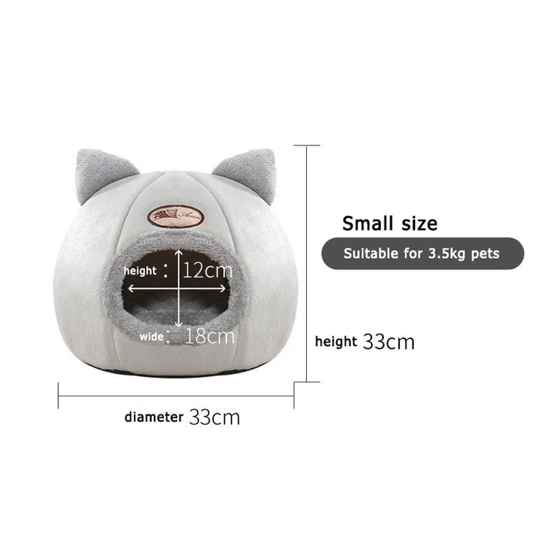 Prova quente e fria Pet Bed, Cat Cave, Home Nest, Cat House, Suprimentos, Inverno - Image 1