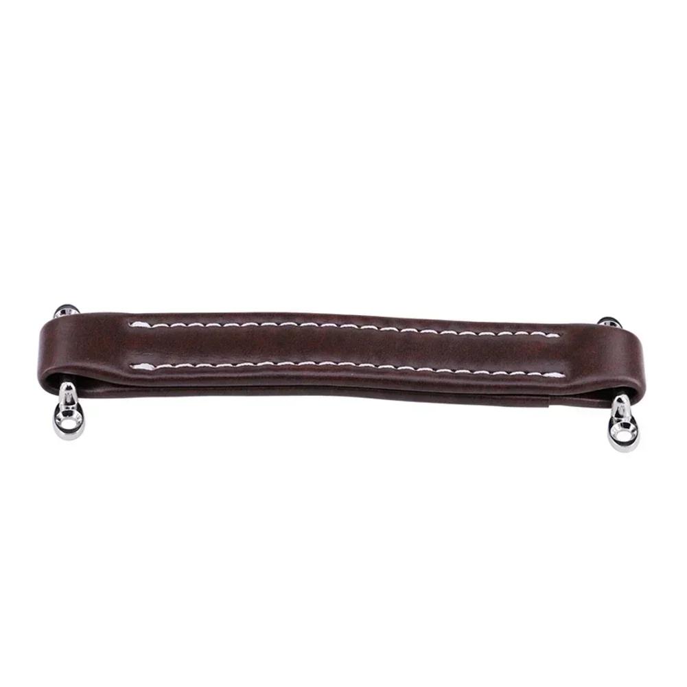 Alça de amplificador de guitarra de couro estilo vintage de substituição com parafuso para amplificadores de guitarra alto-falante excelente acabamento - Image 1