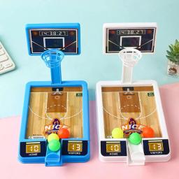 Indoor basquete tiro esportes jogos crianças jogar conjuntos 3/8 bolas interativas crianças jogo de tabuleiro desktop bola crianças brinquedo - Image 5