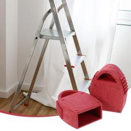 2 peças de tampas de escada de extensão botas de escada tampas superiores de escada - Image 2