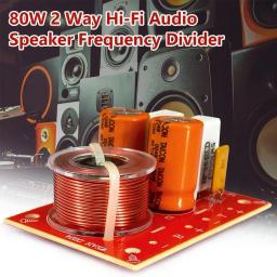 Audio Frequency Divisor Board para Home Amplificadores, ajustável Multi Speaker, graves agudos, 2 Way Crossover Filtros - Image 2