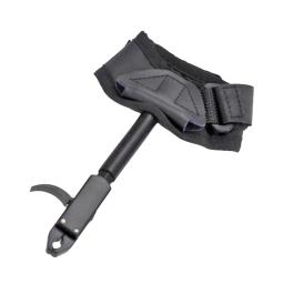 1pc pinça de tiro com arco liberação ajuda cor preta arco composto cinta tiro pro seta gatilho pulseira arco tiro com arco - Image 5