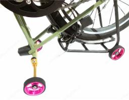 Suporte traseiro de bicicleta dobrável easy, barra de extensão da roda fácil, rolamento reforçado, haste telescopic - Image 3