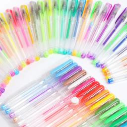 Conjunto de canetas gel coloridas para colorir livros, desenho Doodle artesanato, Scrapbook Journaling Planner, material escolar, 100pcs - Image 5