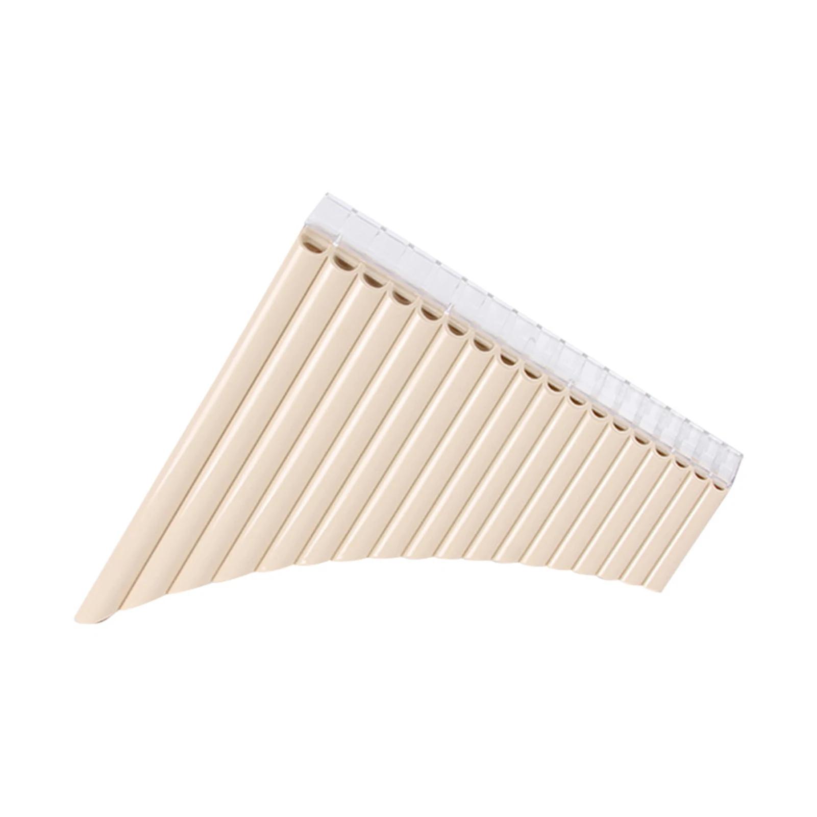 18 tubos pan flauta c chave panpipes pan tubos com bocal instrumento de vento para alunos iniciantes com saco de transporte - Image 1