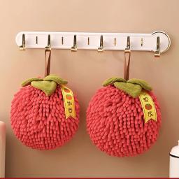 Bola toalha mão cozinha e banheiro com decoração handebol microfibra com laço suspenso - Image 5