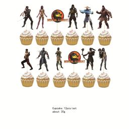 Mortal kombat conjunto de festa descartável meninos festa de aniversário decoração conjunto de fontes de festa copo placa banner balões decoração do chuveiro do bebê - Image 4