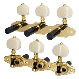 Cabeça de máquina de guitarra acústica Tuning Pegs, chave, 3L3R, sintonizadores chaves, acessórios de substituição 1:18 - Image 1