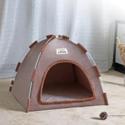 Pet Tent Cave Hut para gato, Casa de dormir para gatinho, Cesta para canil pequeno, Cama para Chihuahua, Cesta para cachorro pequeno - Image 6